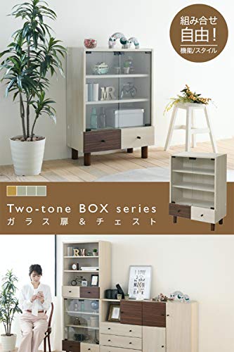 JKプラン キャビネット 扉付き 幅60 奥行30 ナチュラル おしゃれ 北欧モダン 木製 組み合わせ家具 サイドボード 収納家具 リビング リビング収納家具 本棚 FMB-0003-NADB